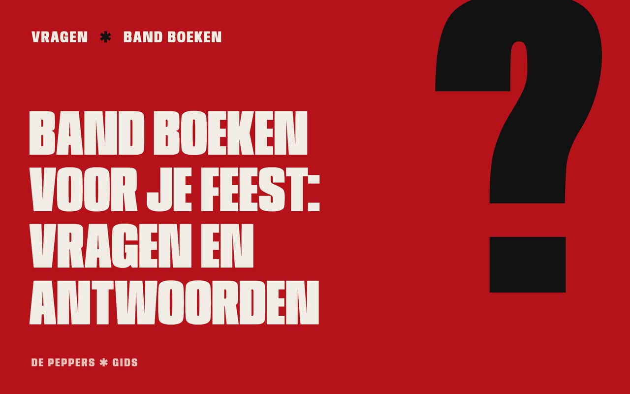 Affiche-kop met de tekst Band boeken: vragen en antwoorden