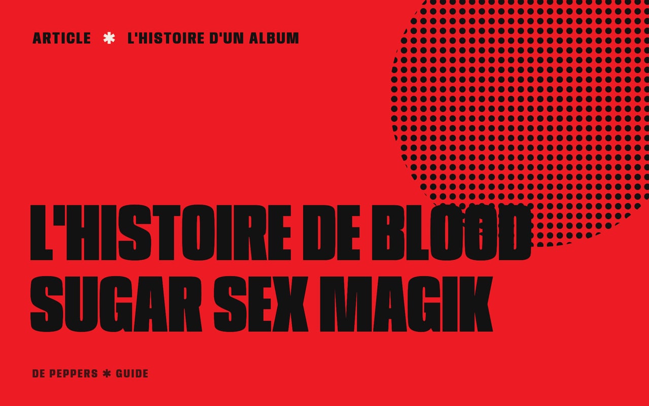 Visuel typographique : l'histoire de Blood Sugar Sex Magik