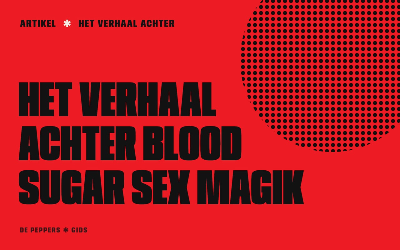 Typografisch kopbeeld: het verhaal achter Blood Sugar Sex Magik