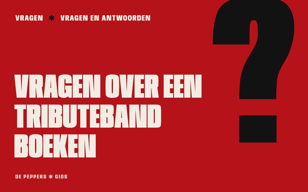 Affiche met een groot rood vraagteken