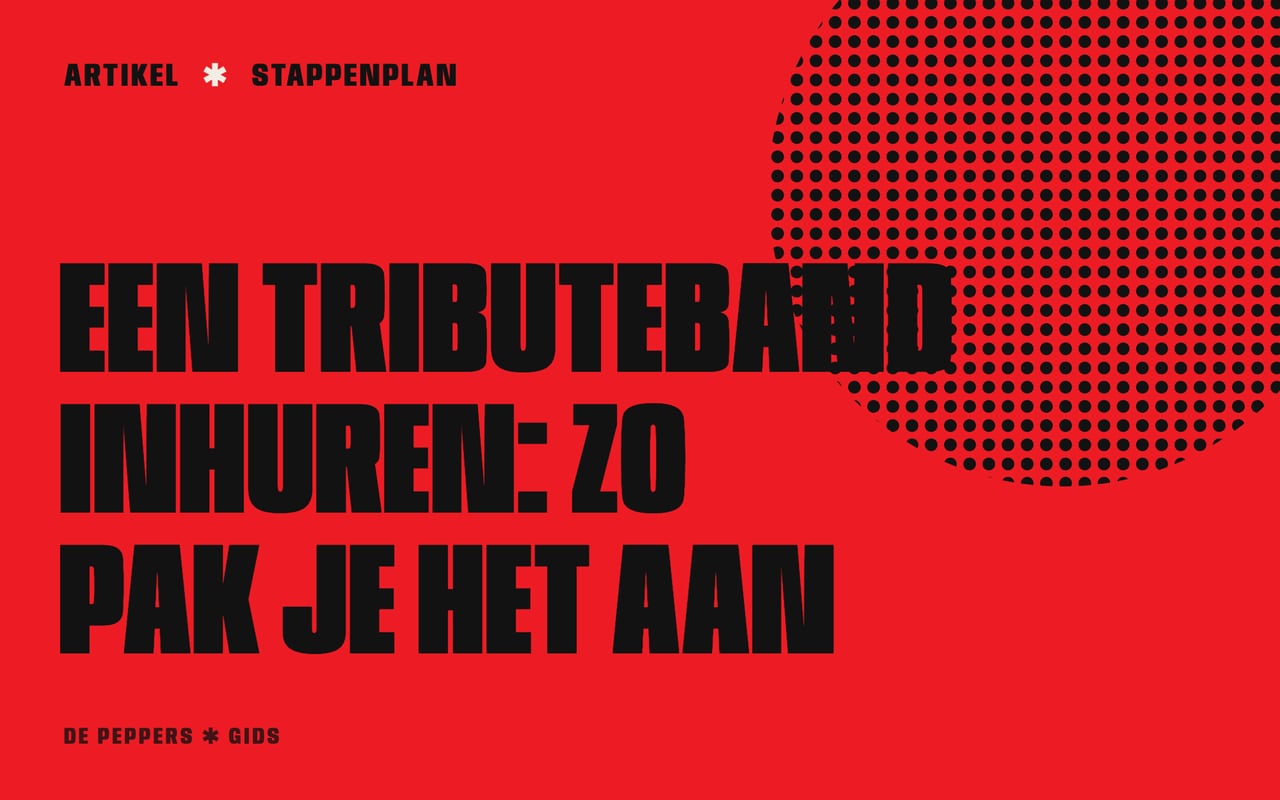 Affiche met zeven genummerde vakken voor het stappenplan