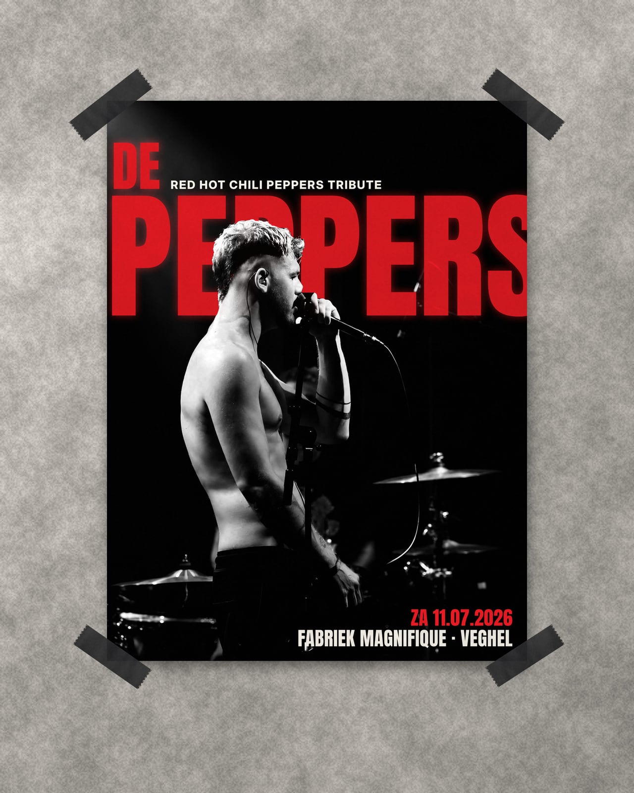 Poster ‘De zanger’ · 30 × 40 cm